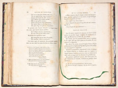 ÉLÉMENTS DE LA GRAMMAIRE DE LA LANGUE ROMANE, avant l'an 1000, précédés de recherches sur l'origine et la formation de cette langue.