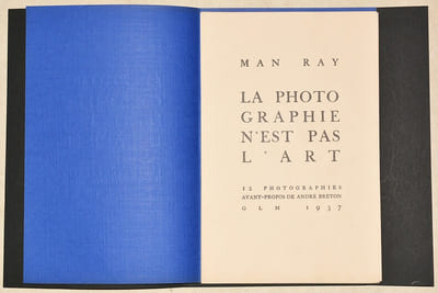 LA PHOTOGRAPHIE N'EST PAS L'ART. Avant-propos de André Breton.