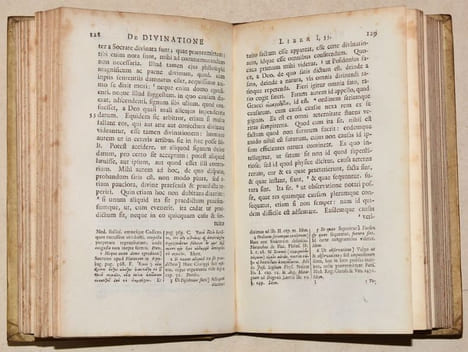 LIBRI DE DIVINATIONE ET DE FATO.. CICÉRON [CICERO (Marcus Tullius)].