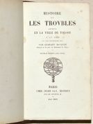 HISTOIRE SUR LES TROUBLES ADVENUS EN LA VILLE DE TOLOSE L'AN 1562 le dix-septiesme may. par BOSQUET (Georges). - Image 2