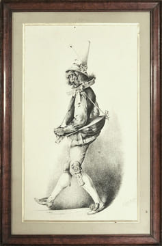 JOUEUR DE MANDOLINE.. JOB [Jacques ONFROY DE BRÉVILLE (1858-1931), dit].