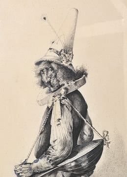 JOUEUR DE MANDOLINE.. JOB [Jacques ONFROY DE BRÉVILLE (1858-1931), dit].