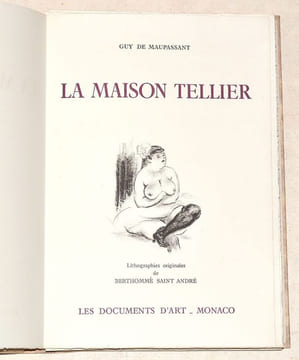 LA MAISON TELLIER.. MAUPASSANT (Guy de.).