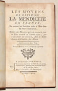 LES MOYENS DE DÉTRUIRE LA MENDICITÉ EN FRANCE, en rendant les Mendians utiles à l'État sans les rendre malheureux. par MALVAUX (Abbé J. de).  - Image 2