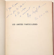LES AMITIÉS PARTICULIÈRES. par PEYREFITTE (Roger).  - Image 2