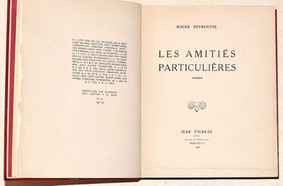 LES AMITIÉS PARTICULIÈRES.