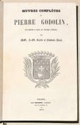 OEUVRES COMPLÈTES. Avec traduction en regard, notes historiques et littéraires. Par MM. Cayla & Cleobule Paul. par GODOLIN ou GOUDOULI (Pierre). - Image 2
