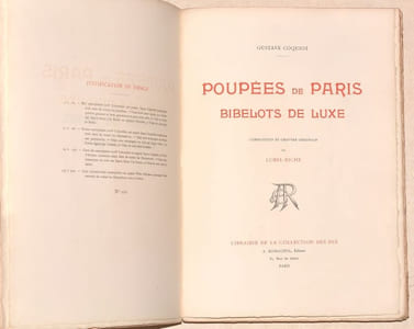 POUPÉES DE PARIS. BIBELOTS DE LUXE.