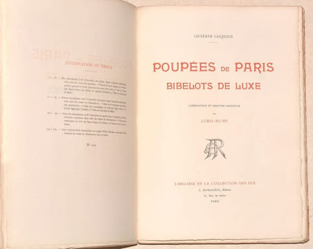 POUPÉES DE PARIS. BIBELOTS DE LUXE.. COQUIOT (Gustave).