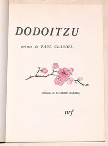 DODOITZU. Poèmes. Peintures de Rihakou Harada.
