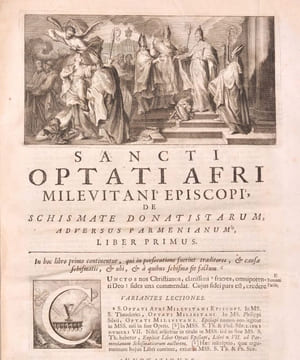 SANCTI OPTATI AFRI MILEVITANI EPISCOPI DE SCHISMATE DONATISTARUM LIBRI SEPTEM : ad manuscriptos codices et veteres editiones collati ; et innumeris in ...
