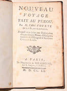 NOUVEAU VOYAGE FAIT AU PÉROU. Auquel on a joint une Description des anciennes Mines d'Espagne, traduit de l'Espagnol d'Alonso-Carillo-Lazo. par COURTE DE LA BLANCHARDIÈRE (Abbé René). - Image 1