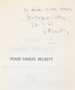 POUR SAMUEL BECKETT. par JANVIER (Ludovic). - Image 3