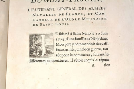 MÉMOIRES DE MONSIEUR DUGUAY-TROUIN, lieutenant général des armées navales de France, et Commandeur de l'Ordre Royal & Militaire de Saint Louis.. ...