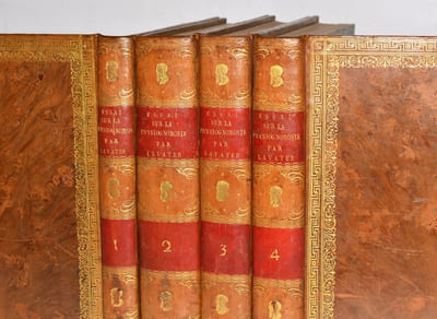 ESSAI SUR LA PHYSIOGNOMONIE, destiné à faire Connoître l'Homme & à le faire Aimer. [4 volumes].