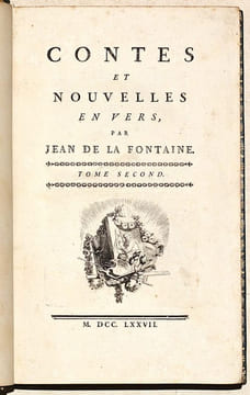 CONTES ET NOUVELLES EN VERS. [2 volumes].. LA FONTAINE (Jean de).