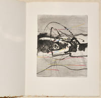 SOLEIL SUR LA DUNE. Gravure originale.