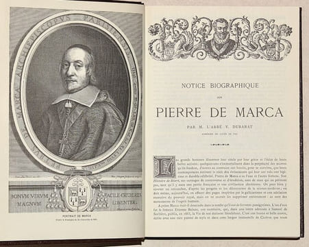 HISTOIRE DE BÉARN. [2 volumes].. MARCA (Pierre de). 