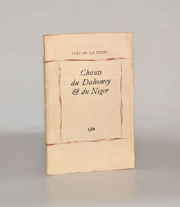 CHANTS DU DAHOMEY & ET DU NIGER.