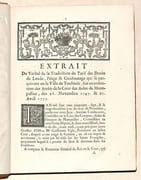 EXTRAIT DU VERBAL DE LA TRADUCTION DU TARIF DES DROITS DE LEUDE, PÉAGE ET GUIDONAGE QUI SE PERÇOIVENT EN LA VILLE DE TOULOUSE, fait en exécution des arrêts de la Cour des Aides de Montpellier, des 16 Novembre 1747, & 21 Avril 1757 - MÉMOIRE POUR LE SINDIC DE LA VILLE DE TOULOUSE. par [DROIT - TOULOUSE]. - Image 3