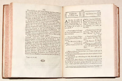 EXTRAIT DU VERBAL DE LA TRADUCTION DU TARIF DES DROITS DE LEUDE, PÉAGE ET GUIDONAGE QUI SE PERÇOIVENT EN LA VILLE DE TOULOUSE, fait en exécution des arrêts de la Cour des Aides de Montpellier, des 16 Novembre 1747, & 21 Avril 1757 - MÉMOIRE POUR LE SINDIC DE LA VILLE DE TOULOUSE.