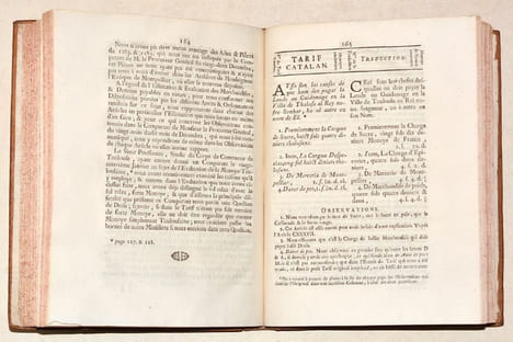 EXTRAIT DU VERBAL DE LA TRADUCTION DU TARIF DES DROITS DE LEUDE, PÉAGE ET GUIDONAGE QUI SE PERÇOIVENT EN LA VILLE DE TOULOUSE, fait en exécution des ...