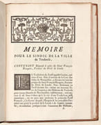 EXTRAIT DU VERBAL DE LA TRADUCTION DU TARIF DES DROITS DE LEUDE, PÉAGE ET GUIDONAGE QUI SE PERÇOIVENT EN LA VILLE DE TOULOUSE, fait en exécution des arrêts de la Cour des Aides de Montpellier, des 16 Novembre 1747, & 21 Avril 1757 - MÉMOIRE POUR LE SINDIC DE LA VILLE DE TOULOUSE. par [DROIT - TOULOUSE]. - Image 6