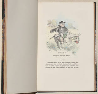 ON NE BADINE PAS AVEC L'AMOUR. Proverbe en 3 actes orné d'une couverture illustrée et de 35 lithographies originales par Louis Morin.