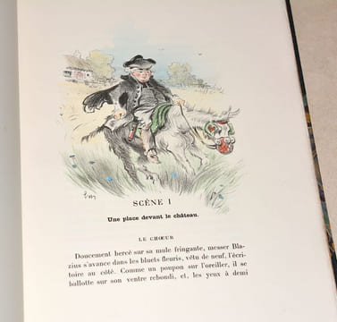 ON NE BADINE PAS AVEC L'AMOUR. Proverbe en 3 actes orné d'une couverture illustrée et de 35 lithographies originales par Louis Morin.. MUSSET (Alfred ...