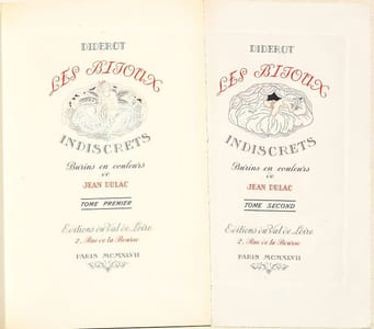 LES BIJOUX INDISCRETS. [2 volumes].