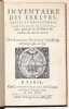 INVENTAIRE DES ERREURS, FABLES ET DESGUISEMENS REMARQUABLES EN L'INVENTAIRE G&Eacute;N&Eacute;RAL DE L'HISTOIRE DE FRANCE DE IAN DE SERRES.. DUPLEIX (Scipion) - ...