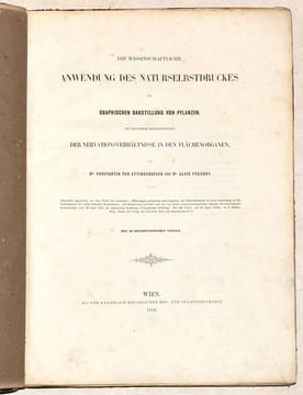 DIE WISSENSCHAFTLICHE ANWENDUNG DES NATURSELBSTDRUCKES zur graphischen Darstellung von Pflanzen : mit besonderer Berücksichtigung der ...