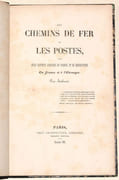 LES CHEMINS DE FER ET LES POSTES, dans leurs rapports comparés de progrès et de conservation, en France et à l'étranger. par JOUHAUD (Pierre). - Image 1