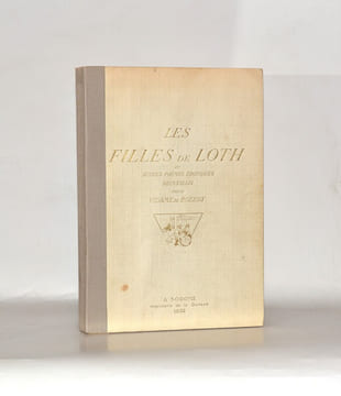 LES FILLES DE LOTH et autres poèmes érotiques recueillis par le Vidame de Bozegy.. BOZEGY (Vidame de).