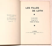 LES FILLES DE LOTH et autres poèmes érotiques recueillis par le Vidame de Bozegy. par BOZEGY (Vidame de). - Image 4