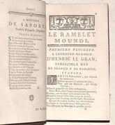 LAS OBROS DE PIERRE GOUDELIN, augmentados noubélomen de forço Péssos, ambe le Dictiounari sur la Lengo Moudino. Ount es mes per ajustié sa bido, Remarcos de l'Antiquitat de la lengo de Toulouso, le Trinfle Moundi, soun Oumbro ; d'amb'un manadet de Berses de Gautié, é d'autres Pouetos de Toulouso. par GODOLIN ou GOUDOULI ou GOUDOULIN (Pierre). - Image 4