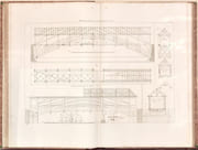 TRAITÉ DE L'ART DE LA CHARPENTE, plans, coupes et élévations de diverses productions, exécutées tant en France que dans les pays étrangers. [2 volumes]. par KRAFFT (Jean-Charles). - Image 8