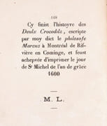 LES DEVIZ COMINGEOIS. Joyeulx récipts du bon temps de nos pères recueillis & mis en ordre par Le Philosophe Marcuz de Montréal de Rivière - LA COMPLAINTE DE TRIE. par  MARCUZ (Le Philosophe). [LASSUS (Marie Marc de)].  - Image 6