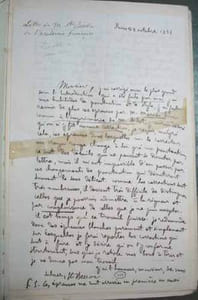 SAINTE-BEUVE ET MADAME VICTOR HUGO. [Exemplaire enrichi d'une LETTRE AUTOGRAPHE de SAINTE-BEUVE]. 