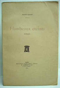 FLAMBEAUX ÉTEINTS. Poèmes. 
