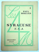 SYRACUSE U.S.A..  par MORAND (Paul). 