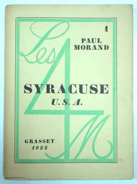SYRACUSE U.S.A.. . MORAND (Paul).