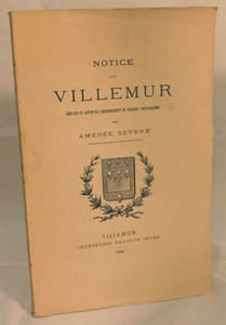 NOTICE SUR VILLEMUR, chef-lieu de canton de l'arrondissement de Toulouse (Haute-Garonne). 