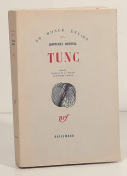 TUNC. Roman traduit de l'anglais par Roger Giroux. . DURRELL (Lawrence). 