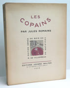LES COPAINS. Edition ornée de bois en couleurs de R. de VILLEPREUX.  par ROMAINS (Jules). 