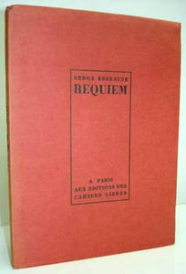 REQUIEM suivi d'autres poèmes. Traduits du russe par Marie Miloslawsky et Franz Hellens. 