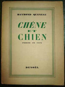 CHENE ET CHIEN. Roman en vers. 