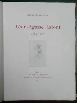 LEON-AGASSE LAFONT 1874-1908. . MONTASSIER (Henri).