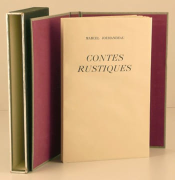 CONTES RUSTIQUES. Gravures originales de D. GALANIS. . JOUHANDEAU (Marcel).