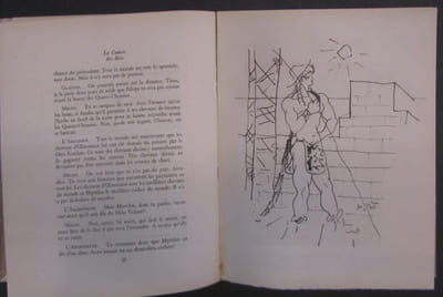La course des Rois. Dessins de Jean COCTEAU.